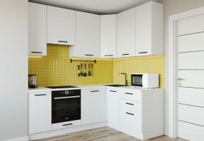 Кухонный гарнитур Белый Глянец 2200*1600 h950 (Стол. 26мм) в Глазове - glazov.mebel24.online | фото 1