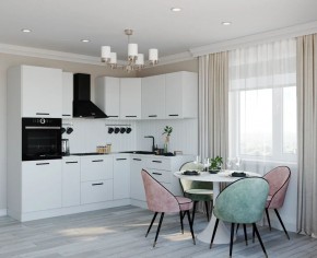 Кухонный гарнитур Белый Глянец 2400*1600 (Стол. 26мм) в Глазове - glazov.mebel24.online | фото