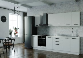 Кухонный гарнитур Белый Глянец 2800 (Стол. 38мм) в Глазове - glazov.mebel24.online | фото 1