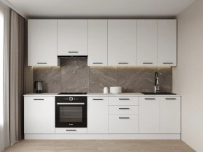 Кухонный гарнитур Белый Глянец 3000 h950 (Стол. 26мм) в Глазове - glazov.mebel24.online | фото 1