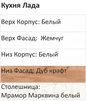 Кухонный гарнитур Лада 1000 (Стол. 38мм) в Глазове - glazov.mebel24.online | фото 3