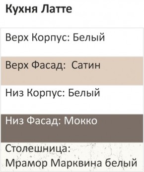 Кухонный гарнитур Латте 2000 (Стол. 38мм) в Глазове - glazov.mebel24.online | фото 3