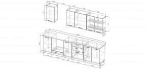 Кухонный гарнитур Меренга 2800 (Стол. 26мм) в Глазове - glazov.mebel24.online | фото 2