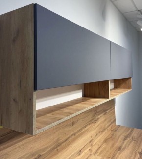 Кухонный гарнитур «Монако» 2.0 м Серия 2 МДФ с фрезеровкой (Дуб Золотой/Графит) в Глазове - glazov.mebel24.online | фото 5