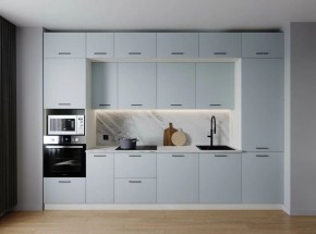 Кухонный гарнитур Смоки 3400 (Стол. 26мм) в Глазове - glazov.mebel24.online | фото
