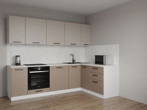 Кухонный гарнитур угловой Каппучино 2600*1600 (Стол. 38мм) в Глазове - glazov.mebel24.online | фото