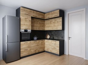 Кухонный гарнитур угловой Крафт 2200*1700 (Стол. 26мм) в Глазове - glazov.mebel24.online | фото