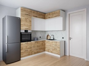 Кухонный гарнитур угловой Лада 2200*1700 (Стол. 38мм) в Глазове - glazov.mebel24.online | фото