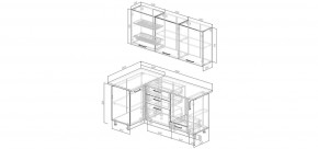 Кухонный гарнитур Умбра 1000*1800 (Стол. 26мм) в Глазове - glazov.mebel24.online | фото 2