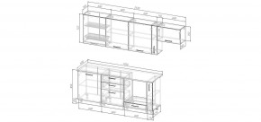 Кухонный гарнитур Умбра 2550 (Стол. 26мм) в Глазове - glazov.mebel24.online | фото 2