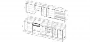 Кухонный гарнитур Умбра 3000 (Стол. 26мм) в Глазове - glazov.mebel24.online | фото 2