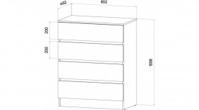 ЛЕНОРА Спальный гарнитур (модульный) графит в Глазове - glazov.mebel24.online | фото 3