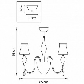 Люстра на штанге Lightstar Escica 806050 в Глазове - glazov.mebel24.online | фото 6