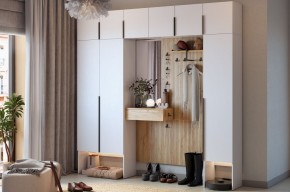 МЕБЕЛЬСОН К11 Прихожая (белое дерево) в Глазове - glazov.mebel24.online | фото