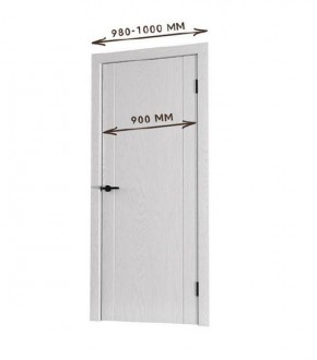 Межкомнатная дверь Bolivar Каньон браун (комплект) 900 в Глазове - glazov.mebel24.online | фото