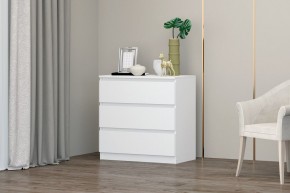 МС "Хилтон" Комод №2 800 (3 ящ.) белый текстурный в Глазове - glazov.mebel24.online | фото