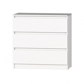МС "Хилтон" Комод №2 800 (3 ящ.) белый текстурный в Глазове - glazov.mebel24.online | фото 2