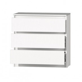 МС "Хилтон" Комод №2 800 (3 ящ.) белый текстурный в Глазове - glazov.mebel24.online | фото 3