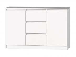 МС "Хилтон" Комод №4 1200 (белый текстурный) в Глазове - glazov.mebel24.online | фото 2