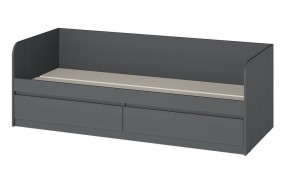 МС "Хилтон" Кровать 0,8 (графит) в Глазове - glazov.mebel24.online | фото 3