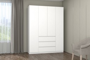 МС "Хилтон" Шкаф №1 1600 (Белый текстурный) в Глазове - glazov.mebel24.online | фото