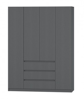 МС "Хилтон" Шкаф №1 1600 (Графит) в Глазове - glazov.mebel24.online | фото 2