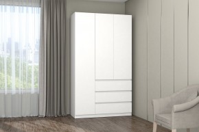 МС "Хилтон" Шкаф №2 1200 (Белый текстурный) в Глазове - glazov.mebel24.online | фото