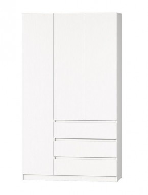 МС "Хилтон" Шкаф №2 1200 (Белый текстурный) в Глазове - glazov.mebel24.online | фото 2