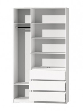 МС "Хилтон" Шкаф №2 1200 (Белый текстурный) в Глазове - glazov.mebel24.online | фото 3
