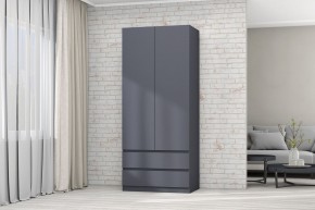 МС "Хилтон" Шкаф №3 900 (Графит) в Глазове - glazov.mebel24.online | фото
