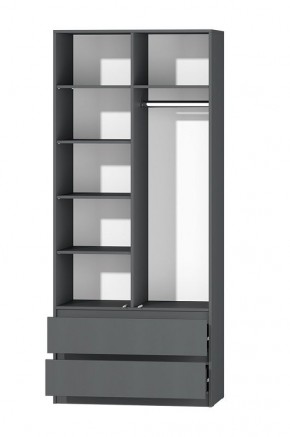 МС "Хилтон" Шкаф №3 900 (Графит) в Глазове - glazov.mebel24.online | фото 3