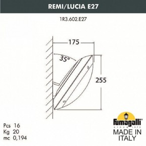 Накладной светильник Fumagalli Lucia 1R3.602.000.LYE27 в Глазове - glazov.mebel24.online | фото 2