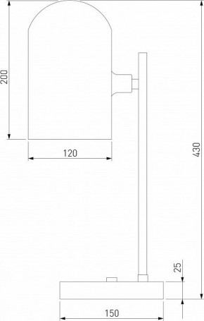 Настольная лампа декоративная Eurosvet Bambola 01164/1 латунь в Глазове - glazov.mebel24.online | фото 2