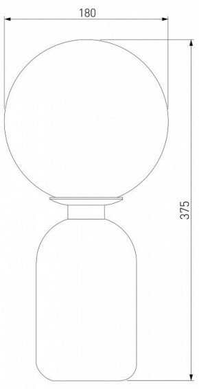 Настольная лампа декоративная Eurosvet Bubble 01197/1 белый в Глазове - glazov.mebel24.online | фото 2