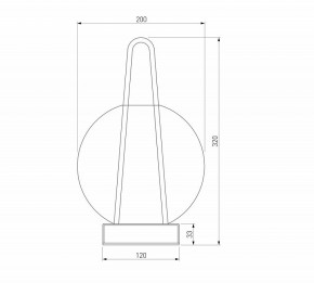 Настольная лампа декоративная Eurosvet Frasco 80507/1 латунь в Глазове - glazov.mebel24.online | фото 3