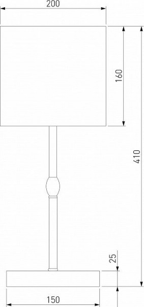 Настольная лампа декоративная Eurosvet Notturno 01162/1 черный в Глазове - glazov.mebel24.online | фото 4