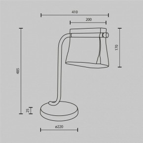 Настольная лампа декоративная Maytoni Cabaret MOD170TL-L8BS3K в Глазове - glazov.mebel24.online | фото 7