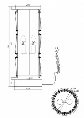 Настольная лампа декоративная Maytoni Puntes MOD043TL-02G в Глазове - glazov.mebel24.online | фото 3