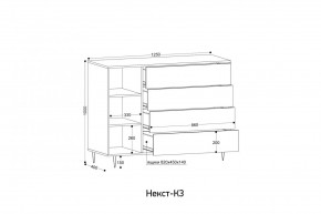 НЕКСТ - К3 Комод в Глазове - glazov.mebel24.online | фото 2