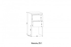 НИКОЛЬ 25 Шкаф 5-ти створчатый в Глазове - glazov.mebel24.online | фото 7