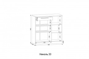 НИКОЛЬ 33 Тумба для обуви в Глазове - glazov.mebel24.online | фото 2