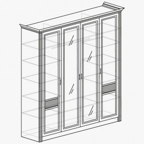 ОРЛЕАН Спальный гарнитур (модульный) ясень белый в Глазове - glazov.mebel24.online | фото 5