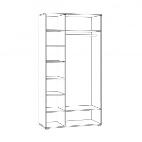 ОСТИН Шкаф для одежды 13.336.03 (белый) в Глазове - glazov.mebel24.online | фото