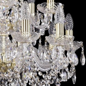 Подвесная люстра Bohemia Ivele Crystal 1402 1402/10+5/195/2d/G в Глазове - glazov.mebel24.online | фото 2