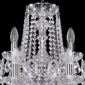 Подвесная люстра Bohemia Ivele Crystal 1402 1402/12+6/300/2d/Ni в Глазове - glazov.mebel24.online | фото 4