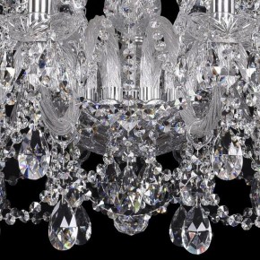 Подвесная люстра Bohemia Ivele Crystal 1411 1411/12+6/300/Ni в Глазове - glazov.mebel24.online | фото 3