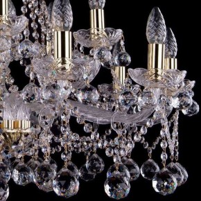 Подвесная люстра Bohemia Ivele Crystal 1413 1413/10+5/300/G/Balls в Глазове - glazov.mebel24.online | фото 3