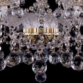 Подвесная люстра Bohemia Ivele Crystal 1413 1413/10+5/300/G/Balls в Глазове - glazov.mebel24.online | фото 4