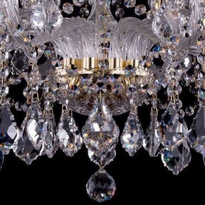Подвесная люстра Bohemia Ivele Crystal 1413 1413/10+5/300/G/Leafs в Глазове - glazov.mebel24.online | фото 3