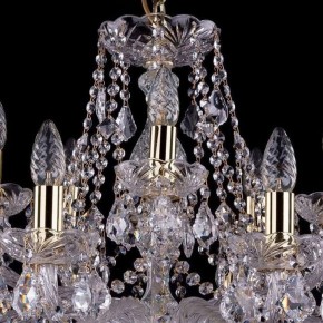 Подвесная люстра Bohemia Ivele Crystal 1413 1413/10+5/300/G/Leafs в Глазове - glazov.mebel24.online | фото 4